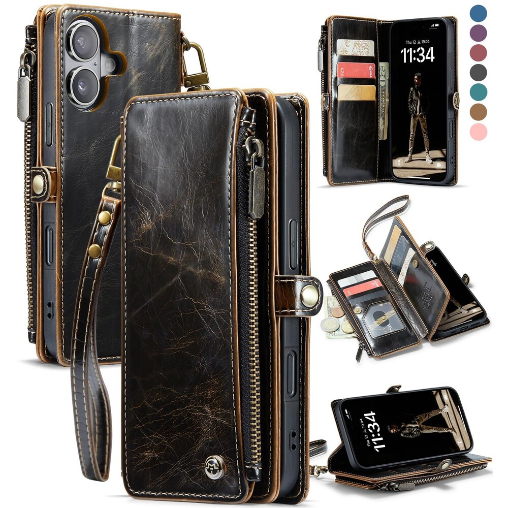 IPhone 17 Case Wallet Card Holder, Fashion PU Leather. 20N-177PH012
